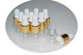 Hustar Small Dropper Bottle, 10pcs 2ml Mini Sample Dropper Bottles Mini Makeup Containers for Travel Liquids Tiny Glass
