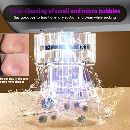 Blackhead Remover Suction Pore Vacuum Hydrating Hydro Facials Pore Cleaner Machine Pimple Extractor with USB Charging Cable Beauty Device
