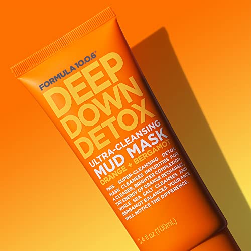 FORMULA 10.0.6 Deep Down Detox Ulta Cleansing Facial MudMask 3.4 fl oz (100ml)