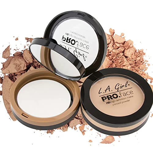 L.A. Girl Pro.Face Matte Pressed Powder, Chestnut GPP614