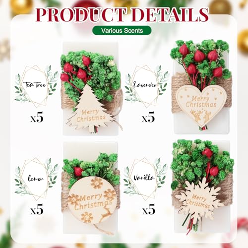 20 Pack Christmas Mini Soap Favors Bulk Handmade Holiday Christmas Scented Soap Gifts for Guests Wedding Party Baby Shower Bridal Shower Home Office Decor Gifts(1.7 x 3.15 Inch,Rectangle)