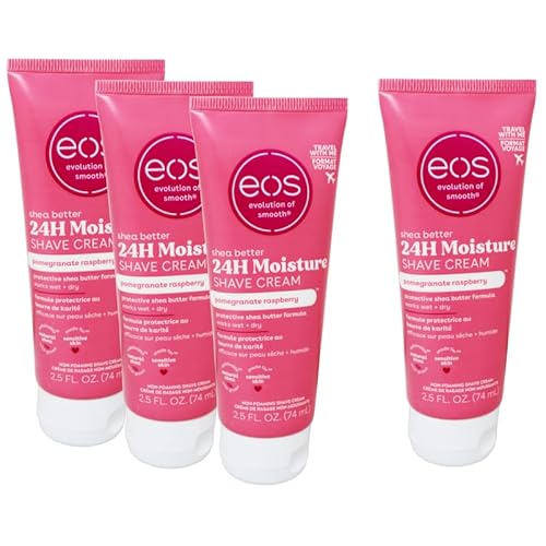 Evolution- of- Smooth Shave Cream Pomegranate Raspberry, 2.5 oz for Women (4 Pack)