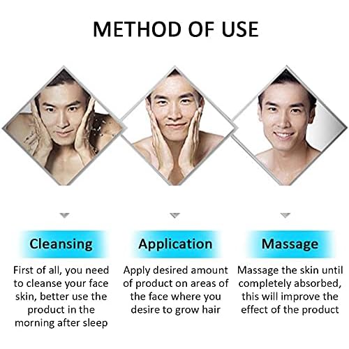 AICHUN BEAUTY Beard Oil Mustache Hair Pure Natural Nutrients Skin Cleansing Vitamins Grapefruit Seed Oil Ginger Andrea Hair 30ml
