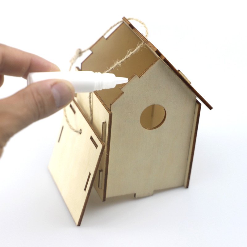 DIY Bird House Kit for Kids Ages 4-8 - Build & Paint Wooden Birdhouses (2 Pack)