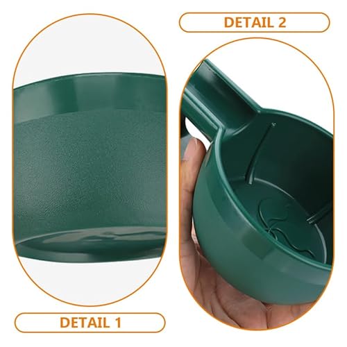 Shaving Bowl for Men Plastic Shave Soap Bowl with Large Wide Mouth Deep Design Thickened Anti-Slip Lathering Container for Home Dorm Hotel