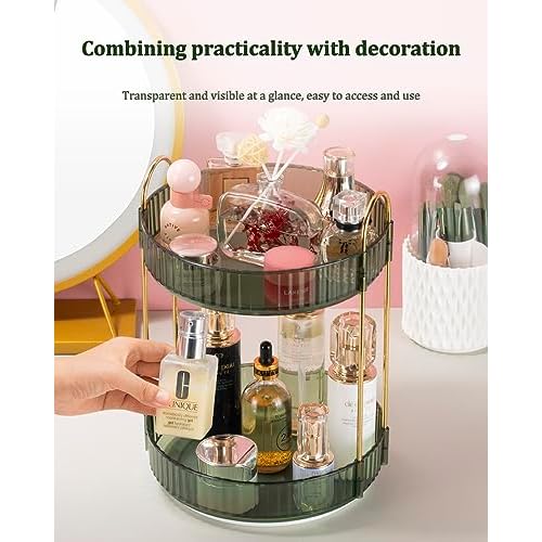 Argox 360 ¡Æ Rotary Makeup Organizer, Bathroom Counter Organizer,Skincare Care Organizer,Make up Organizers and Rotary Storage.