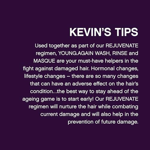 KEVIN.MURPHY YOUNG.AGAIN.RINSE - Moisturising Anti-Ageing Conditioner - For Ageing, Dry, Damaged & Brittle Hair - Hair Repair - With Amino Acids - Sulphate & Paraben Free - 250 mL / 8.4 fl oz