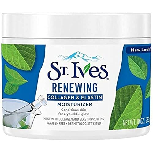 St. Ives Timeless Skin Facial Moisturizer, Collagen Elastin 10 oz, Pack of 6