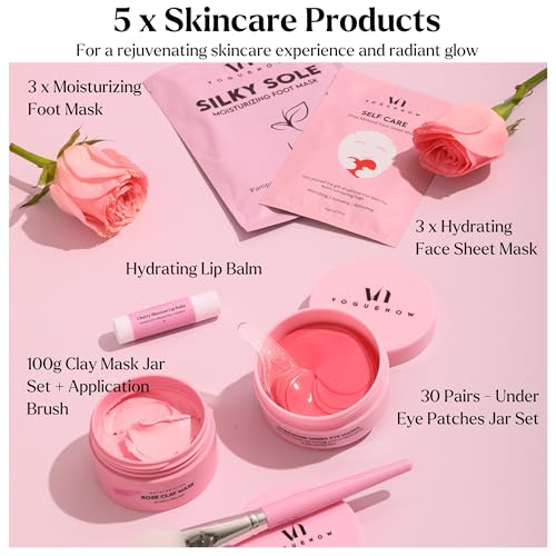 Spa Gifts for Women- Premium Self Care Spa Kit With Bath, Skin Care Sets & Self Care Items For Women - Ultimate Pampering Skin Care Set - Birthday Gifts - International Womens Day Gifts (Pack of 20)