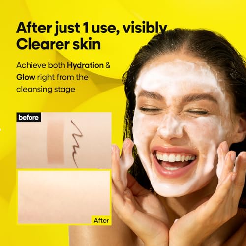 Nature Republic Vitapair C Glow Cleanser Serum Set - Korean Vitamin Skincare, Cleaner Skin, Hydrating, Niacinamide, Lightweight