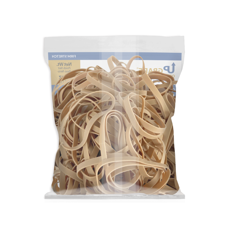 Size 64 Rubber Bands 3-1/2 x 1/4 Inch 3 Pack - Strong Elastics for Office & Home