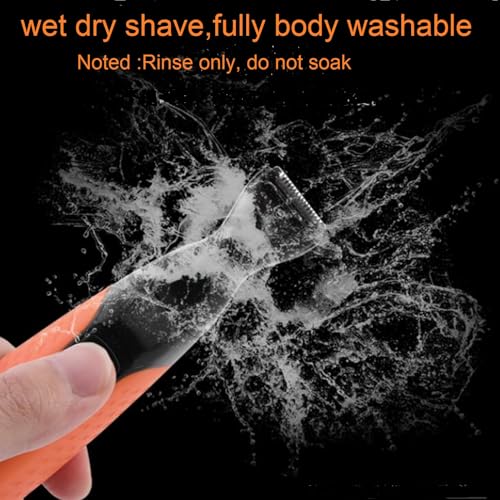 Pubic Hair Trimmer for Women,Intimate Shaver for Lady,Electric Body Hair Remover,Travel Bikini Safety Razor,Battery Operated Hair Removal Epilator,Painless Haircut for Face Leg