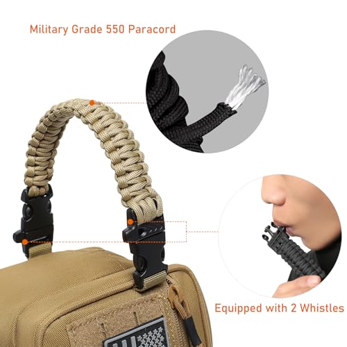 Tactical Toiletry Bag for Men and 18L Camping Storage Bag