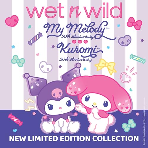 wet n wild My Melody and Kuromi Eye & Face Palette - Grunge Glam