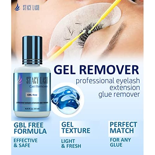 Super Bonder 15ml & Lash Remover for Eyelash Extensions 15ml / Lash Bonder for Eyelash Extensions/Locks Eyelash Glue Fumes / 60 Sec Dissolution Lash Glue Remover/Lash Extension Supplies