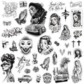 Los Vatos Chicano Vol. II - Cholo Chola Temporary Tattoos For Men Women, Payasa, Lowrider, Virgin Mary, Prayer, Cross, Chicana, Gangster, Fake Tattoo, D?a de Muertos, Tatuajes Temporales