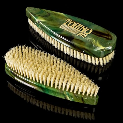 Torino Pro Wave brush #247 - Soft Pointy Palm Shower Brush - Great for laying down 360 waves
