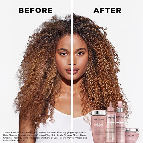 Kerastase Chroma Absolu Chroma Respect Shampoo Riche For Sensitized or Damaged Color-Treated Hair - Protects and Nourishes Medium To Thick Hair, with Lactic Acid