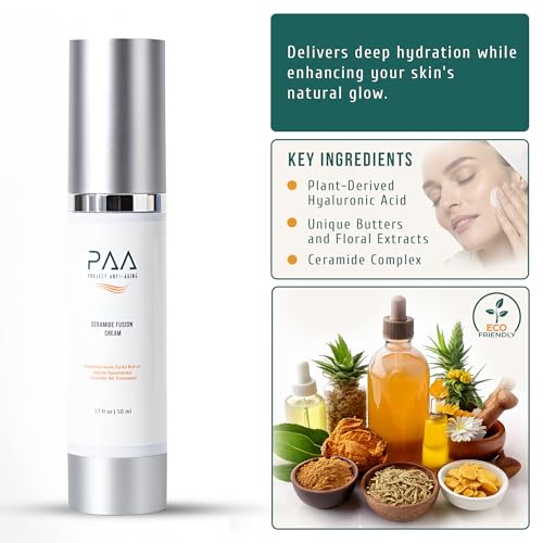 Ceramide Moisturizer for Face ? Barrier Repair Cream for Compromised, Dry, Sensitive Skin ? Deep Hydration & Lipid Support ? Hidratante Facial con Ceramidas