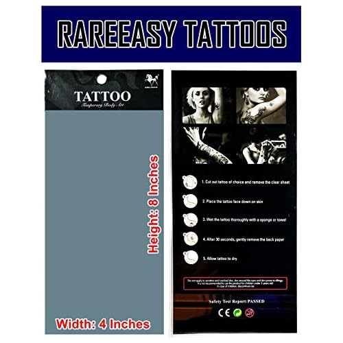 Tattoos 2 Sheets Temporary Tattoo 3D Cartoon Black bird for Women Men Lower Back Shoulder Neck Arm Tattoo Sticker Party Fashion