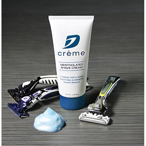 DORCO D Cr?me Mentholated Shaving Cream - for a Smooth and Soothing Shave (2 Pack)