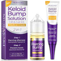 Piercing & Keloid Bump Solution Oil & Gel Kit, Piercing Aftercare Treatment Piercing Bump Solution Aftercare Oil (30 mL) + Keloid Bump Removal Gel (20 g) (0.71 oz (20g))
