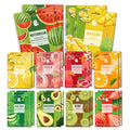 Face Masks Skincare,Hydrating Sheet Masks,Collagen Night Wrapping Mask,Facial Mask for Men&Women,with Collagen Essence and Fruit Extracts,Nourishing and Moisturizing for All Skin Types 20 Pack B12