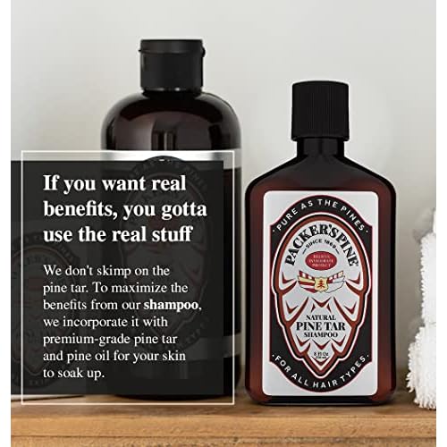 Packer's Pine The Original Bundle - Shampoo, Soap, Bodywash - Pine Tar Treatments