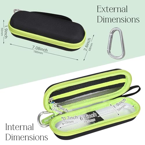 Case for OneBlade Intimate Pubic & Personal Body Groomer Model QP1924/70 Trimmer, Waterproof Protective Bag for QP1924/70 Shaver (Black)