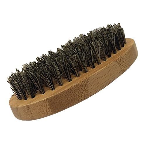 G.B.S Advance Conditioning Beard Kit, Wooden Handle Boar Bristle Beard Brush and Unscented Conditioning Beard Oil