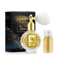 Gold Body Glitter Spray - Holographic Shimmer Spray Powder Sparkle for Hair and Body, Face, Clothes, Nail Art Crafts Design, Halloween and Easter Festival Makeup