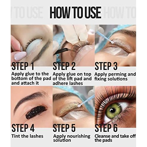 STACY LASH Professional Perm Glue / 0.17 fl.oz./ 5 ml/Transparent Lash Adhesive/Water-Soluble Eyelash Lifting Glue/Supplies for Professional & Home Use