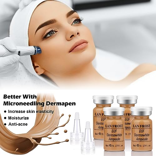 BB Pigment Serum Starter KitHyaluronic Acid Serum Foundation Skin Care Kit 8ml 12pcs, contains Niacinamide, Semi-Permanent Pigments Brown Concealer Darkest Tone Anti-Aging Foundation #6