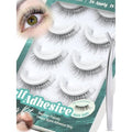 Obeyalash Self Adhesive Eyelashes Natural Look,Waterproof Stick on False Eyelashes,Easy Strip Lashes for Beginners,Reusable Glueless Lashes for Daily Work & Travel (L08 Doll Eye 10mm)