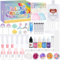 Jcoos Lip Gloss Making Kit - 73PCS Keychain DIY Lip Gloss, Shimmery Moisturizing Lip Glaze Handmade Set, Fun Craft Kit for Beginner, Women, Kids, Tween, Preteen, Teens Girl Gifts Trendy Stuff