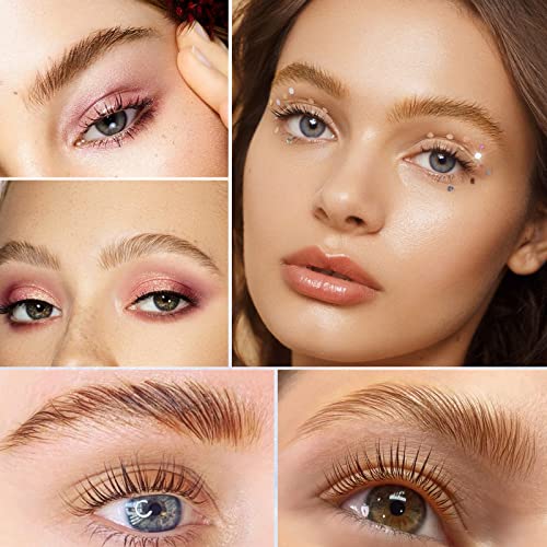 PERMANIA Brow Lamination Kit - Lash Lift & Eyebrow Color, Make Eyelash Perm Voluminous & Curl - Salon & Home Use - Lasts Up to 6 Weeks