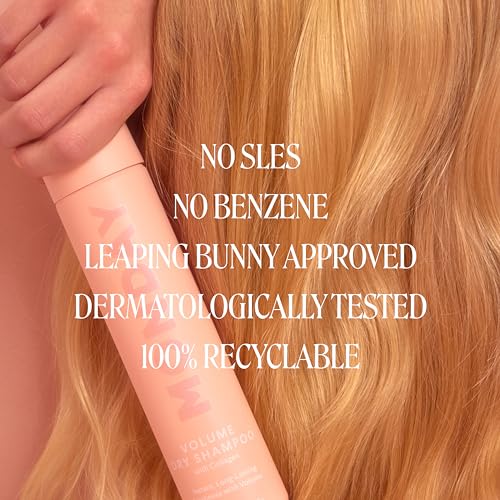 MONDAY HAIRCARE Dry Shampoo Volume 6.7oz, Volumizes and Freshens Hair, Absorbs Oil, Nourishes with Keratin, Protects Hair (Pack of 2)