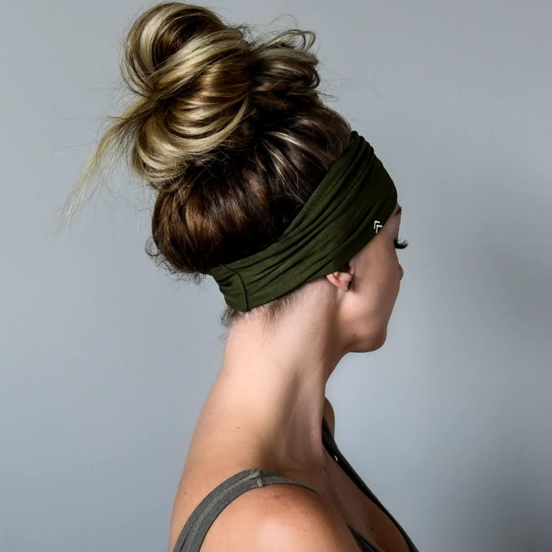 Soulvation Soft Stretch Twist Headband, for Sports Yoga Workout, Buttery Bamboo, Comfortable Headwrap Fabric Hair Band, Women's Thick Wide Head Band…