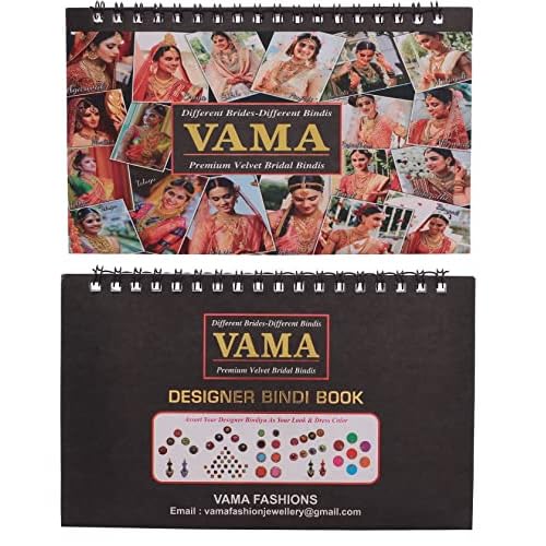 Fashions Plain Round Kumkum Forehead Indian Sticker Small Bindis Bindiya Spiral Bindi Book Mini Size for Women (948 - Small Bindi Booklet) Mini Sizes 4-6Mm Multicolour