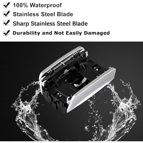 83M Replacement Head Compatible With Braun Series 8, 83M Wet and Dry Replacement Foil and Cutter for Braun Electric Shaver S8, 8370cc, 8340s, 8350s, 8467
