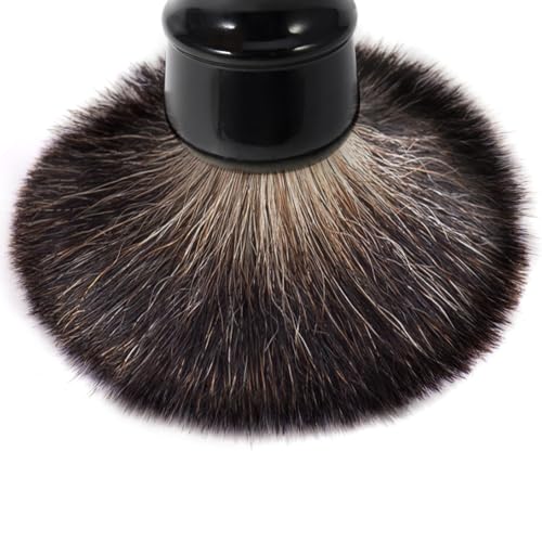 Shaving Brush for Men, 100% Pure Badger Shaving Brushes with Black Resin Handle