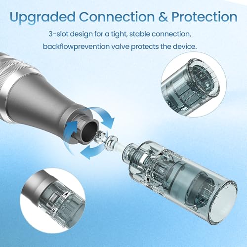 Microneedling Derma Roller Pen Cartridges (12pcs* 36 pin 0.25mm) For M8,M7 At Home Use