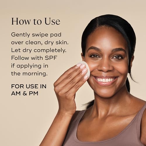 EVER Reveal 60-Pad Refill Biomimetic Peel Pads with LSR10 ? Daily Exfoliating Treatment (Azelaic + Caviar Lime)