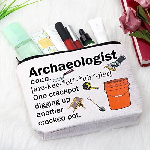 GJTIM Archaeologist Definition Makeup Bag - Anthropology Archaeology Artifact Gift for Students Graduation