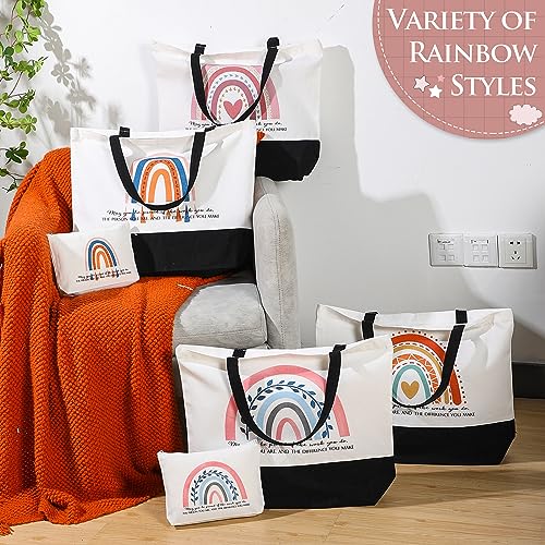 Kajaia Appreciation Gift Bulk with Tote Bag Cosmetic Bag for Teacher Employee Nurse Team Coworker Hr