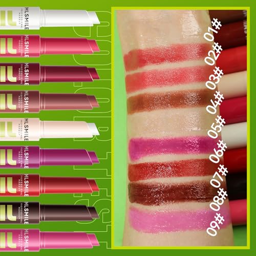 3 Colors Fat Lip Oil Click Slick,Press Lipstick Set,Moisturizing Lip Balm,High Pigment Glow Lip Oil,Long-lasting,Pigmented Vegan,Lightweight and Glossy Lip Plumper with Coconut Oil-Set A