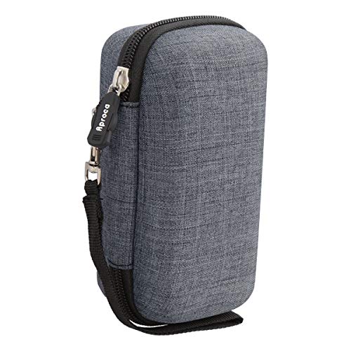 Aproca Case Compatible with Andis TS-1 17235 Pro 17150 17200 / Wahl Professional 5 Star Series Foil Lithium Titanium Foil Shaver, Storage Portable Bag for Accessories -Grey (Case Only)