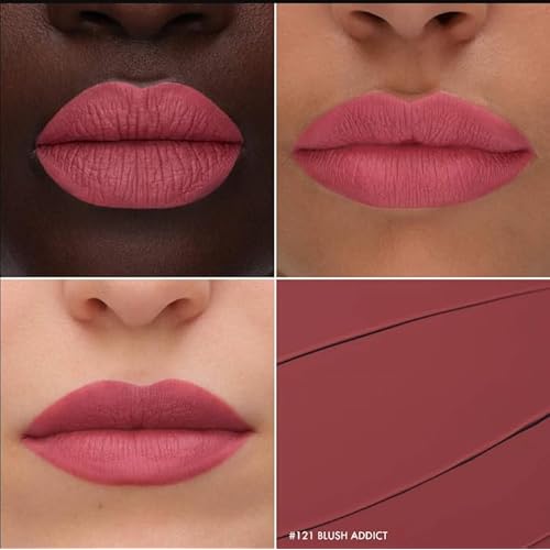 SEPHORA COLLECTION Cream Lip Stain 10HR Liquid Lipstick - 121 Blush Addict (0.16 oz)