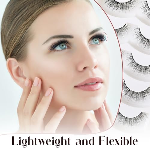 Profusion Cosmetics Iconic 3D Faux Mink False Lashes - Natural to Dramatic Styles with Quick-Dry Adhesive, Lightweight & Flexible Eyelash Set (Oh Darling)