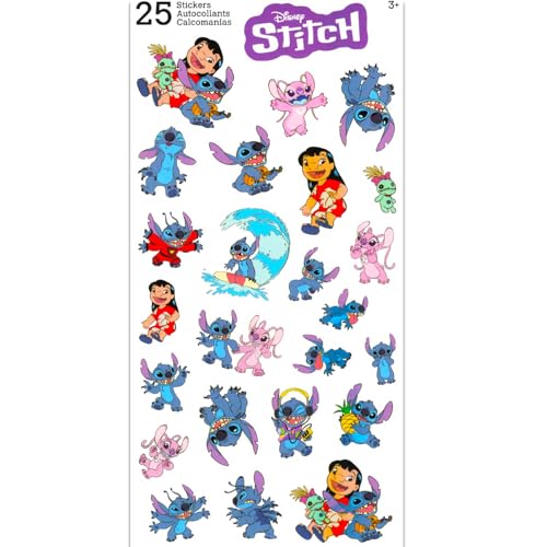 Lilo and Stitch Hair Accessories Set - Bundle with Bows, Hair Scrunchies, Barrettes, Hair Ties, Stickers, and More | Stitch Accessories for Girls, Kids